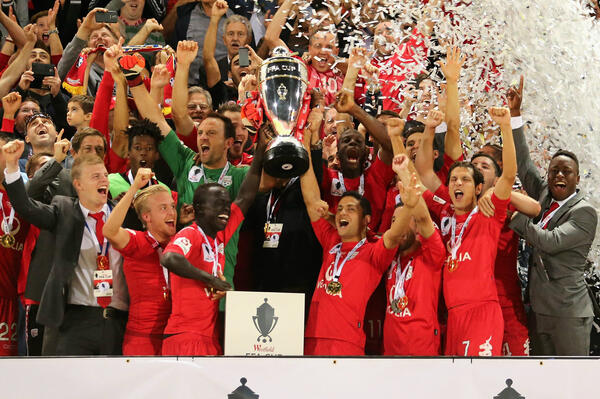 Adelaide United left the trophy in 2014.