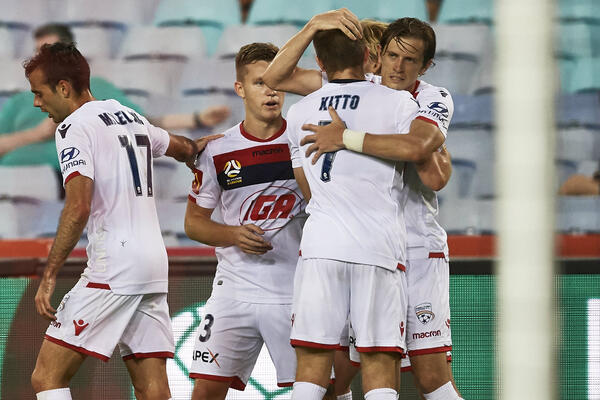 Craig Goodwin celebrates