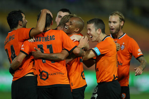 Brisbane Roar celebrate