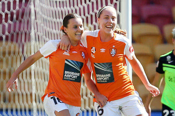 Hayley Raso and Celeste Boureille