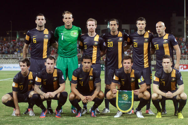 Socceroos starting XI against Lebanon. 