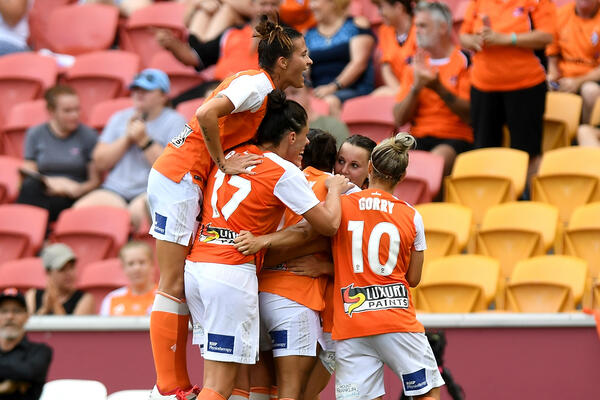 Brisbane Roar celebrate