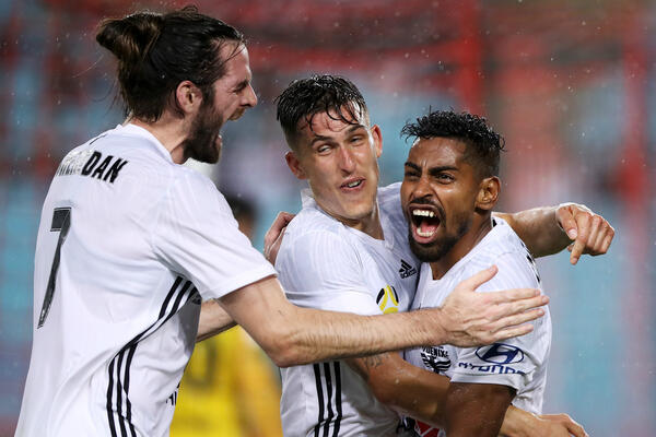 Phoenix celebrate a goal