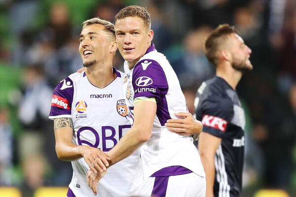 Perth Glory celebrate