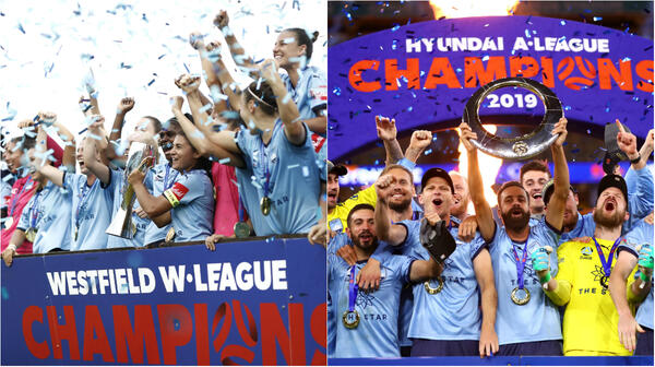 Sydney FC W-League and A-League champions
